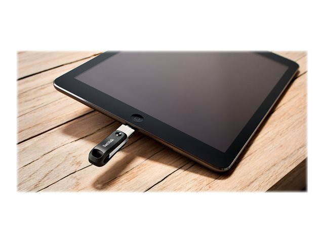 SanDisk iXpand Go - USB flash drive - 256 GB - USB 3.0 / Lightning
