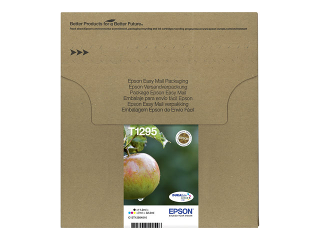 Epson Multipack T129 EasyMail - 4-pack - L size - black, yellow, cyan, magenta - original - blister - ink cartridge - for Stylus SX230, SX235, SX430, SX438, WorkForce WF-3010, 3520, 3530, 3540, 7015, 7515, 7525