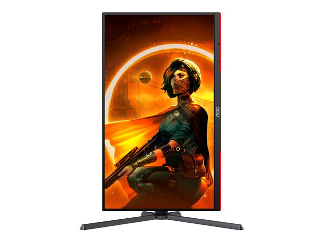 AOC Gaming Q27G3XMN/BK - LED monitor - gaming - 27\" - 2560 x 1440 QHD @ 180 Hz - VA - 700 cd/m² - 4000:1 - DisplayHDR 1000 - 1 ms - HDMI, DisplayPort - black
