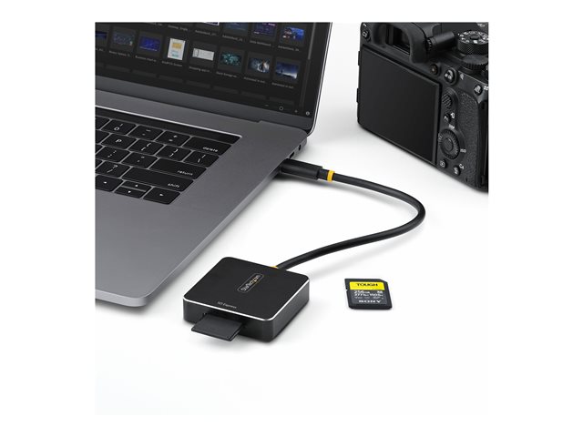 StarTech.com USB-C SD Express Card Reader, USB 10Gbps, Portable Memory Card Reader, USB Type-C to Secure Digital 7.1 Adapter, Works with Any Operating System - Card reader (SDHC, SDXC) - USB-C 3.2 Gen 2