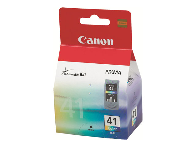 Canon CL-41 - 12 ml - High Yield - colour (cyan, magenta, yellow) - original - ink cartridge - for PIXMA iP1800, iP1900, iP2500, iP2600, MP140, MP190, MP210, MP220, MP470, MX300, MX310