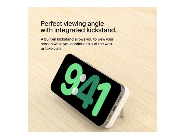 Belkin - Wireless power bank - magnetic with Qi2 - 8000 mAh - 15 Watt - Fast Charge (24 pin USB-C) - on cable: USB-C - white