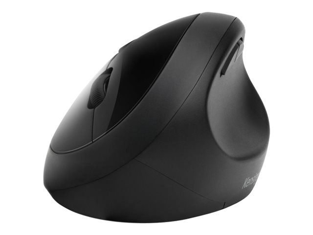 Kensington Pro Fit Ergo Wireless Mouse - Mouse - ergonomic - 5 buttons - wireless - 2.4 GHz, Bluetooth 4.0 LE - USB wireless receiver - black - retail