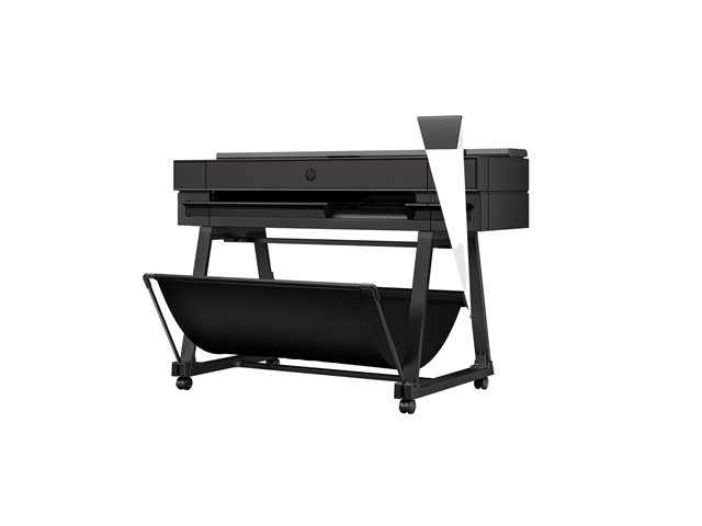 HP DesignJet T850 - 36\" large-format printer - colour - ink-jet - Roll (91.4 cm x 91.4 m) - 2400 x 1200 dpi - up to 0.42 min/page (mono) / up to 0.42 min/page (colour) - capacity: 1 roll - Gigabit LAN, Wi-Fi - cutter