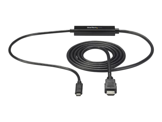 StarTech.com USB C to HDMI Cable - 3 ft / 1m - USB-C to HDMI 4K 30Hz - USB Type C to HDMI - Computer Monitor Cable (CDP2HDMM1MB) - External video adapter - USB-C - HDMI - for P/N: TB33A1C