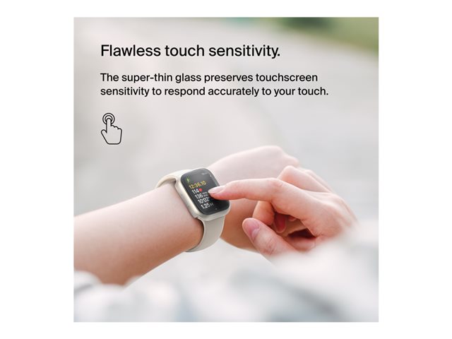 BELKIN ScreenForce Temperedx + Bumper Anti-Microbial Screen
