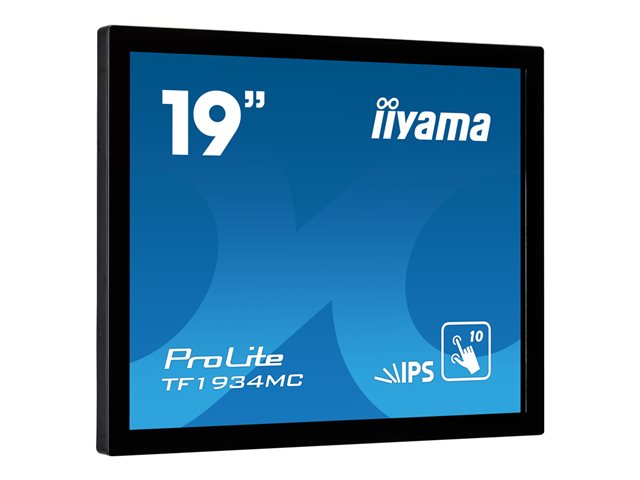 iiyama ProLite TF1934MC-B7X - LED monitor - 19\" - open frame - touchscreen - 1280 x 1024 - IPS - 350 cd/m² - 1000:1 - 14 ms - HDMI, VGA, DisplayPort - black
