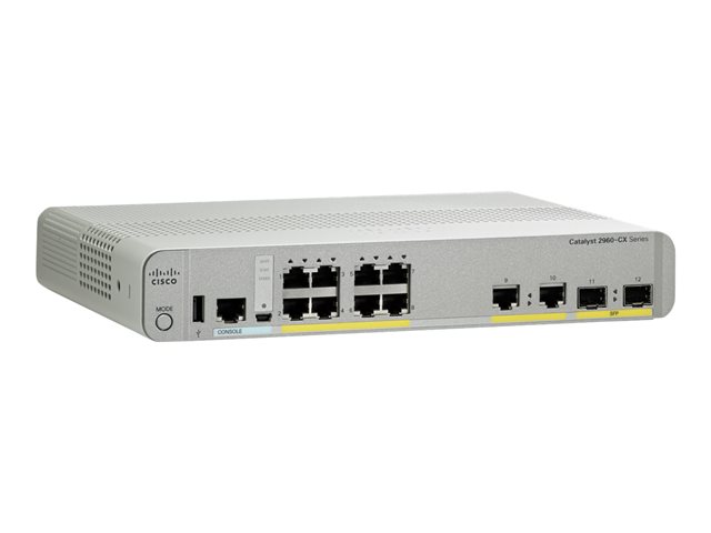Cisco Catalyst 2960-CX 8 Port Data Lan Base REMANUFACTURED