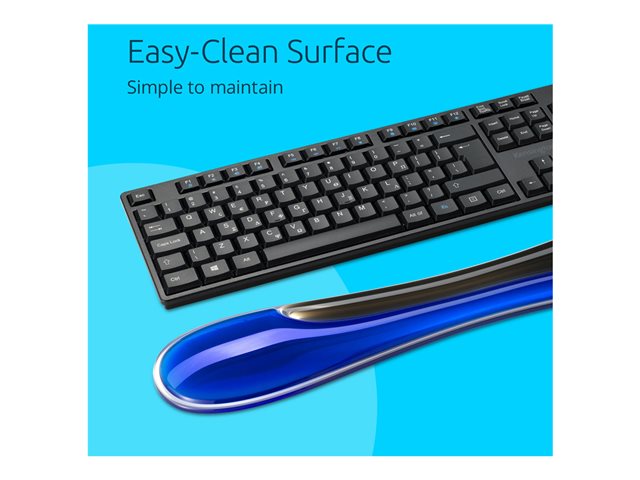 Slim Duo Gel Keyboard Wrist Rest - Blue