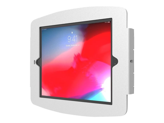 Compulocks iPad 10.2\" Space Enclosure Wall Mount - Enclosure - for tablet - lockable - high-grade aluminium - white - screen size: 10.2\" - mounting interface: 100 x 100 mm - wall-mountable - for Apple 10.2-inch iPad (7th generation, 8th generation, 9th generation)
