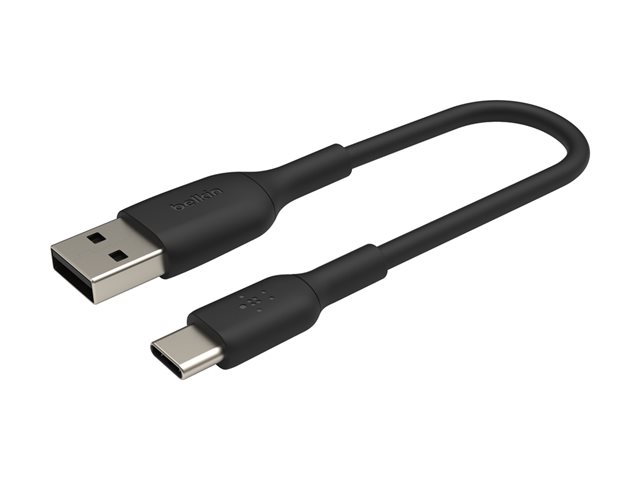 Belkin BoostCharge - USB cable - 24 pin USB-C (M) to USB (M) - 15 cm - black