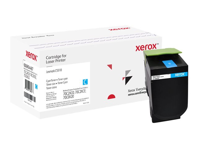Everyday - Extra High Capacity - cyan - compatible - toner cartridge (alternative for: Lexmark 70C0X20, Lexmark 70C2XC0, Lexmark 70C2XCE) - for Lexmark CS510de, CS510dte