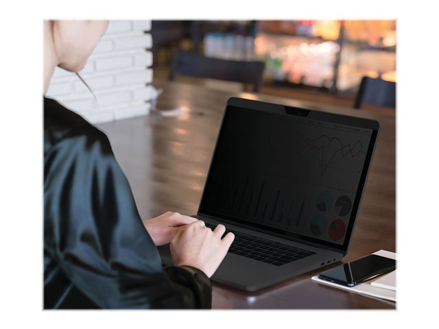 Kensington - Notebook privacy filter - 2-way - removable - 15.6\" wide - black