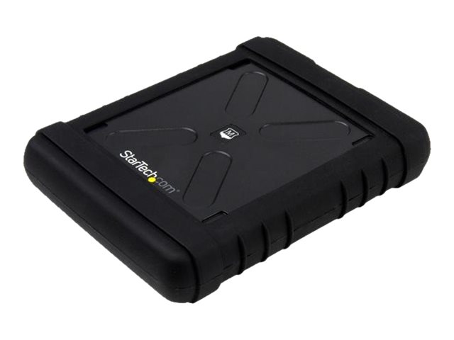 StarTech.com USB 3.0 to 2.5\" SATA SSD/HDD Enclosure - UASP Enhanced External Hard Drive Enclosure - MIL-STD-810G Rated Case (S251BRU33) - Storage enclosure - 2.5\" - SATA 6Gb/s - SATA 6Gb/s, USB 3.0 - black - for P/N: HB30C1A1CPD, HB30C3AGEPD, HB30C3APDW, HB30C4AB, HB30C4ABW, HB30C4AFPD, HB30C4AFS