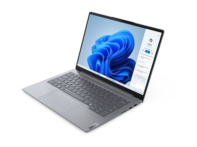 Lenovo ThinkBook 14 G7 ARP 21MV - 180-degree hinge design - AMD Ryzen 5 - 7535HS / up to 4.55 GHz - Win 11 Pro - Radeon 660M - 16 GB RAM - 512 GB SSD NVMe - 14\" IPS 1920 x 1200 - Gigabit Ethernet - Wi-Fi 6E, Bluetooth - arctic grey - kbd: English - Europe - with 2 Years Lenovo Depot Support, CO2 Offset 0.5 ton (2nd Gen)