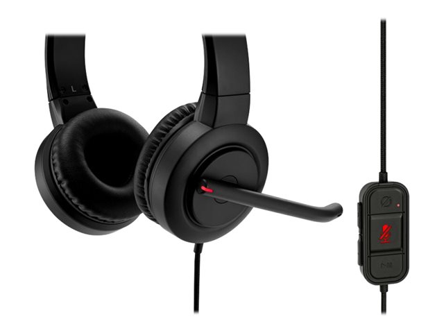 Kensington H1000 - Headset - on-ear - wired - USB-C - black