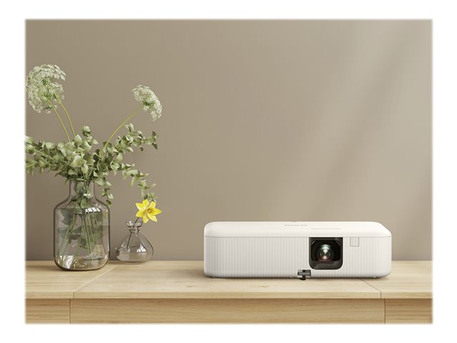 Epson CO-FH02 - 3LCD projector - portable - 3000 lumens (white) - 3000 lumens (colour) - Full HD (1920 x 1080) - 16:9 - 1080p - black / white - Android TV