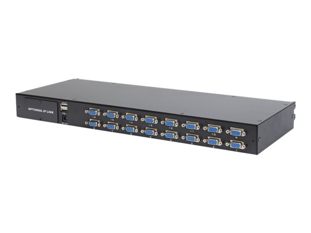 17IN LCD KVM Console 16-Port VGA