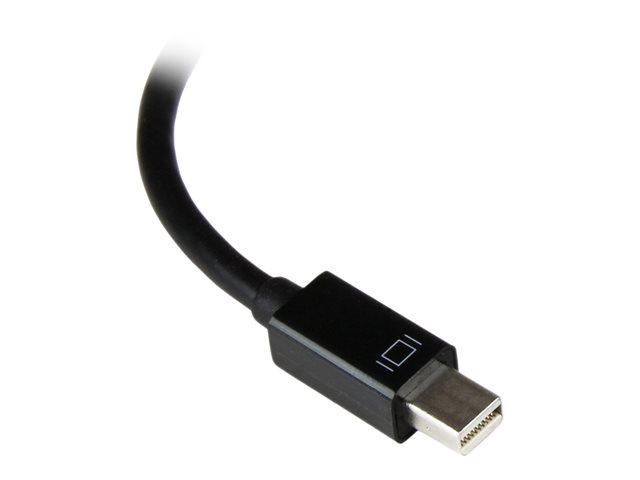 StarTech.com Mini DisplayPort to VGA Adapter - DisplayPort 1.2 - 1080p - Thunderbolt to VGA Monitor Adapter - Mini DP to VGA (MDP2VGA2) - Adapter - Mini DisplayPort (M) to HD-15 (VGA) (F) - Displayport 1.2/Thunderbolt - 22 cm - active, 1920 x 1200 (WUXGA) support - black