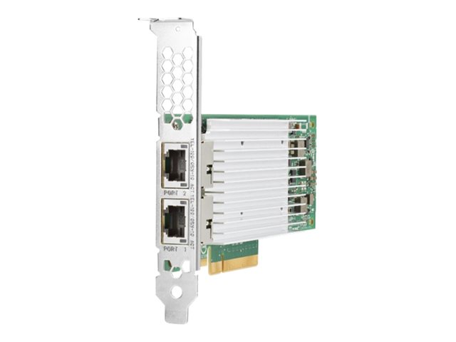 HPE 524SFP+ - Network adapter - PCIe 3.0 x8 - 10 Gigabit SFP+ x 2 - for Nimble Storage dHCI Small Solution with HPE ProLiant DL360 Gen10, ProLiant DL360 Gen10