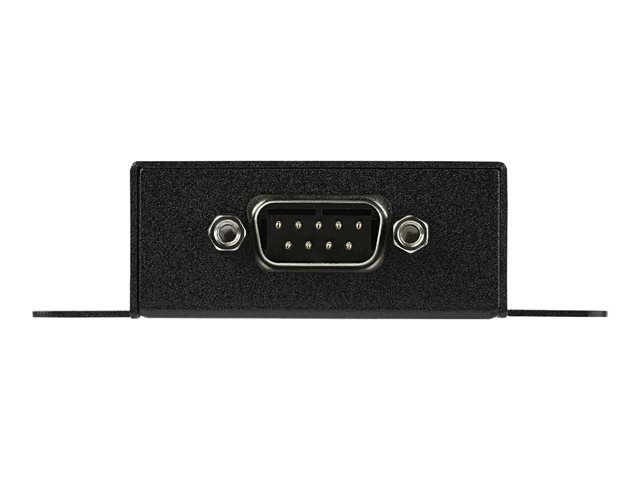 StarTech.com 1 Port RS232 to Ethernet IP Converter / Device Server - Aluminum - Serial over IP Device Server - Serial to IP Converter (NETRS2321P) - Device server - 100Mb LAN, RS-232 - AC 100/230 V - rail mountable - for P/N: SVA12M2NEUA, SVA12M5NA