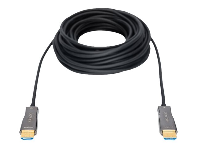 HDMI AOC HYBRID-FIBER CONNECTION CABLE TYPE A M/M 30M UHD 4K 60HZ CE GOLD BL