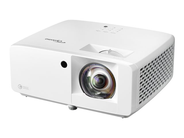 Optoma UHZ35ST - DLP projector - laser - portable - 3D - 3500 lumens - 3840 x 2160 - 16:9 - 4K - white