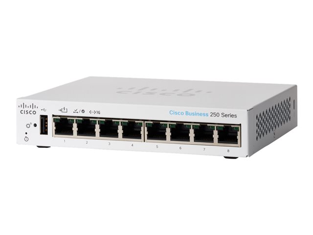 CBS250 Smart 8-port GE Desktop Ext PSU