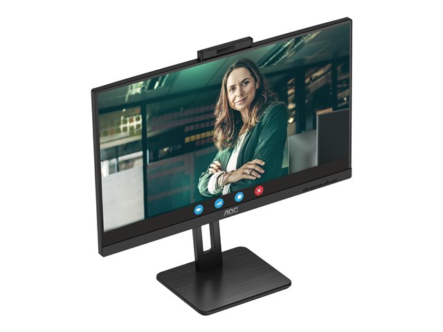 AOC Pro-line 24P3CW - LED monitor - 24\" (23.8\" viewable) - 1920 x 1080 Full HD (1080p) @ 75 Hz - IPS - 300 cd/m² - 1000:1 - 4 ms - HDMI, 2xDisplayPort, USB-C - speakers - black