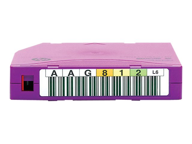 HPE Ultrium BaFe RW Custom Labeled Data Cartridge - 20 x LTO Ultrium 6 6.25 TB - labeled - purple - for StorageWorks SAS Rack-Mount Kit