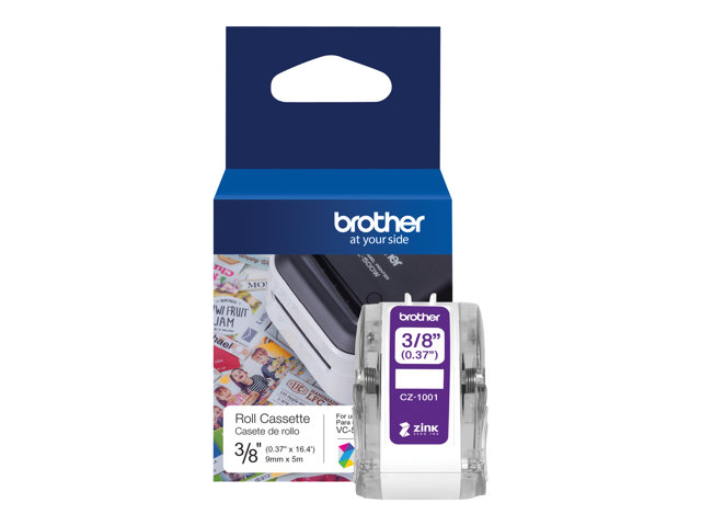 Brother CZ-1001 - Roll (0.94 cm x 5 m) 1 roll(s) continuous labels - for Brother VC-500W