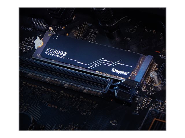 Kingston KC3000 - SSD - 1024 GB - internal - M.2 2280 - PCIe 4.0 (NVMe) - for Intel Next Unit of Computing 12 Pro Kit - NUC12WSKi5