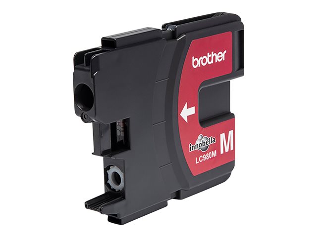 Brother LC980M - Magenta - original - ink cartridge - for Brother DCP-145, 163, 167, 193, 195, 197, 365, 373, 375, 377, MFC-250, 255, 290, 295, 297