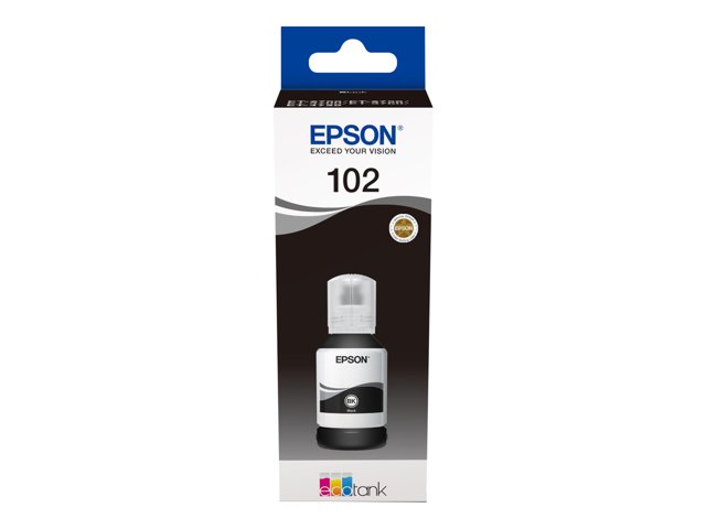Epson 102 - 127 ml - black - original - ink tank - for EcoTank ET-15000, 2750, 2751, 2756, 2850, 2851, 2856, 3850, 4750, 4850, 4856