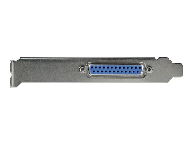 StarTech.com 1-Port Parallel PCIe Card, PCI Express to Parallel DB25 LPT Adapter Card, Desktop Expansion Controller for Printer, SPP/ECP - Parallel adapter - PCIe - IEEE 1284 - black
