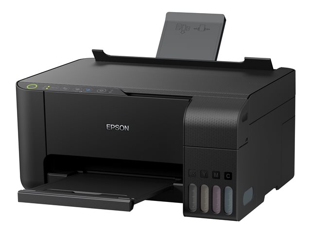 Epson EcoTank ET-2710 - Multifunction printer - colour - ink-jet - refillable - A4/Legal (media) - up to 10 ppm (printing) - 100 sheets - USB, Wi-Fi - black