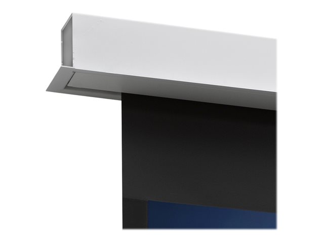 Projecta DescenderPro - Projection screen - ceiling mountable - motorised - 230 V - 86\" (218 cm) - 16:9 - Matte White - RAL 9016