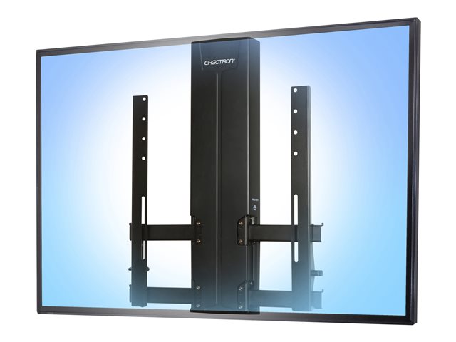 Ergotron - Mounting kit (low-profile lift module, mounting template, 2 tilt brackets, cable management hardware) - glide - for LCD display - heavy duty (HD), height-adjustable - black - screen size: 30\"-55\" - wall-mountable