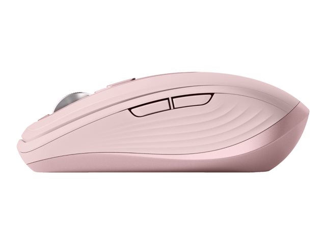 Logitech MX Anywhere 3S - Mouse - optical - 6 buttons - wireless - Bluetooth - rose