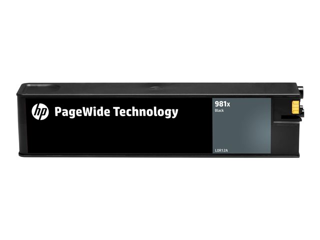 HP 981X - 194 ml - High Yield - black - original - PageWide - ink cartridge - for PageWide Enterprise Color MFP 586, PageWide Managed Color E55650