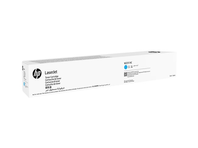 HP 225A - Cyan - original - LaserJet - toner cartridge (W2251AC) - for LaserJet Enterprise MFP 8801dn, LaserJet Enterprise Flow MFP 8801z