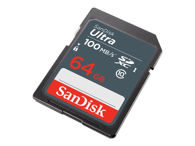 SanDisk Ultra - Flash memory card - 64 GB - Class 10 - SDXC UHS-I