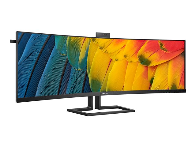 Philips 45B1U6900CH - 6000 Series - LED monitor - curved - 45\" (44.5\" viewable) - 5120 x 1440 Dual Quad HD @ 75 Hz - VA - 450 cd/m² - 3000:1 - DisplayHDR 400 - 4 ms - 2xHDMI, DisplayPort, 2xUSB-C - speakers - black