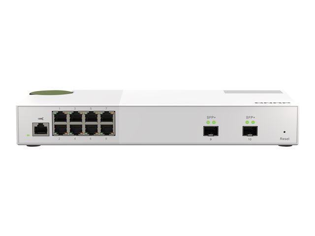 QNAP QSW-M2108-2S - Switch - Managed - 2 x 10 Gigabit SFP+ + 8 x 2.5GBase-T - desktop