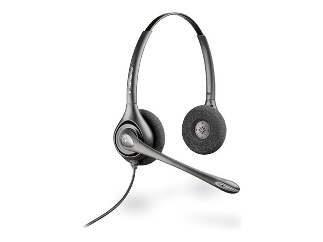 Poly HW261N Supraplus Binaural Dual Headset +Pouch EMEA - INTL English - Euro plug - Replaces Poly SKU 86872-02
