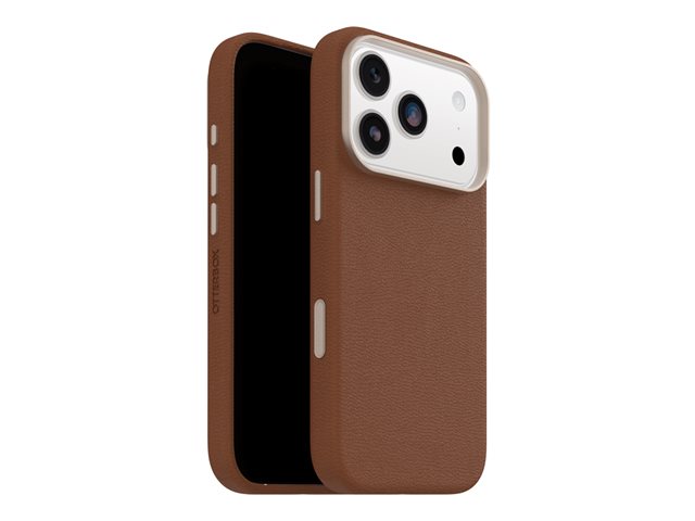 OtterBox Symmetry Cactus Leather Camera Control Apple iPhone 17 Pro Desert Saddle - brown