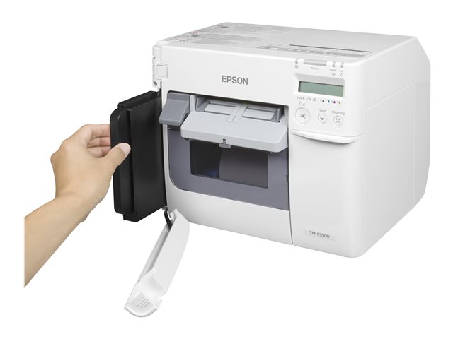 TM-C3500 color label printer white USB (incl NiceLabel CD)