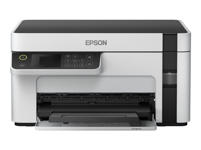 Epson EcoTank ET-M2120 - Multifunction printer - B/W - ink-jet - A4/Legal (media) - up to 15 ppm (printing) - 150 sheets - USB, Wi-Fi - white