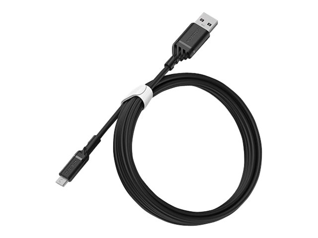 OtterBox Standard - USB cable - Micro-USB Type B (M) to USB (M) - USB 2.0 - 3 A - 2 m - black