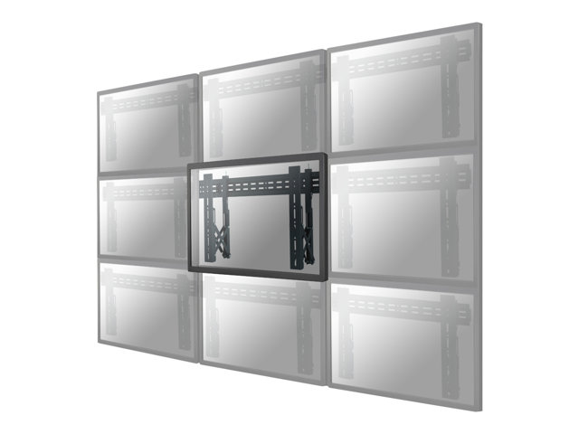 Neomounts LED-VW1000BLACK - Bracket - for LCD display - black - screen size: 32\"-75\" - wall-mountable